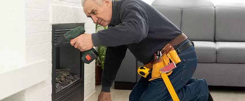 New Indoor Fireplace Installation in Dyer, Indiana