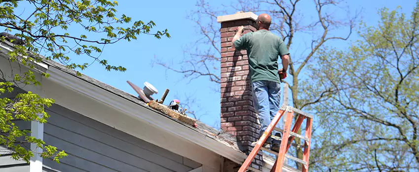 Vinyl and PVC Chimney Flashing Installation in Dyer, IN